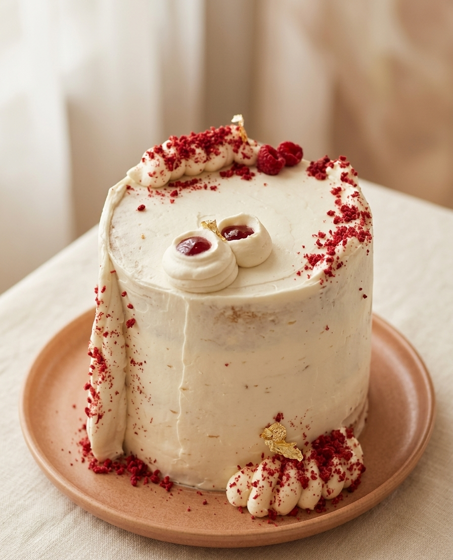 Handcrafted cake detail by Alegre Cake Studio